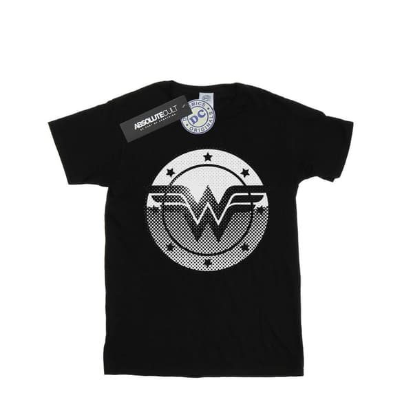 DC Comics Womens/Ladies Wonder Woman Spot Logo Cotton Boyfriend T-Shirt