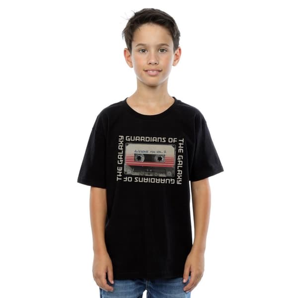 Marvel Boys Guardians Of The Galaxy Awesome Mix Cassette Vol. 2 T-Shirt