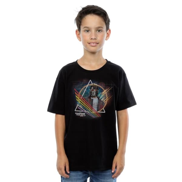 Marvel Boys Guardians Of The Galaxy Neon Star Lord Masked T-Shirt