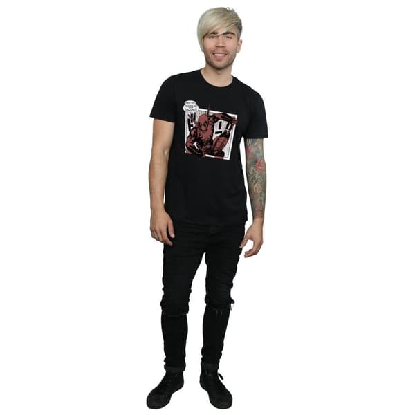 Marvel Mens Deadpool Breaktime Tacos T-Shirt