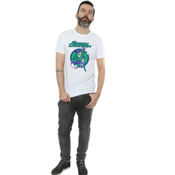 DC Comics Mens Green Lantern Leap T-Shirt