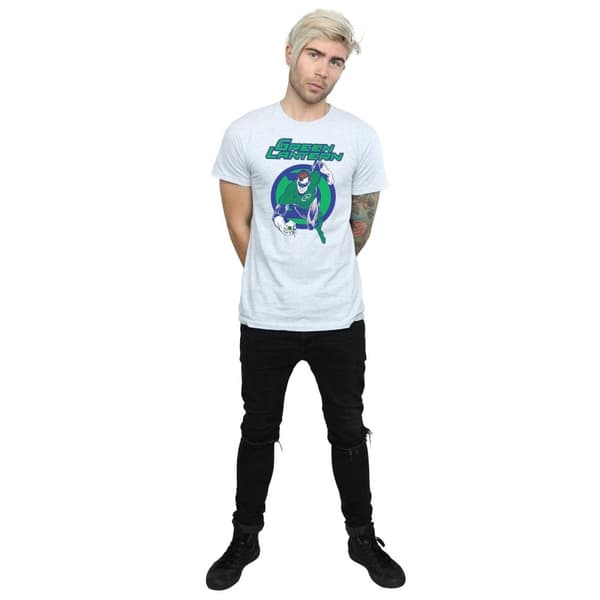 DC Comics Mens Green Lantern Leap T-Shirt