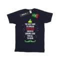 Pikkukuva 1 / 5: Elf Womens/Ladies Christmas Cheer Text Cotton Boyfriend T-Shirt