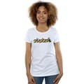 Pikkukuva 2 / 3: Marvel Womens/Ladies Kawaii Marvel Stripes Cotton T-Shirt