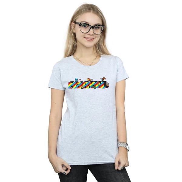 Marvel Womens/Ladies Kawaii Marvel Stripes Cotton T-Shirt
