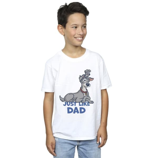 Disney Boys Lady And The Tramp Just Like Dad T-Shirt