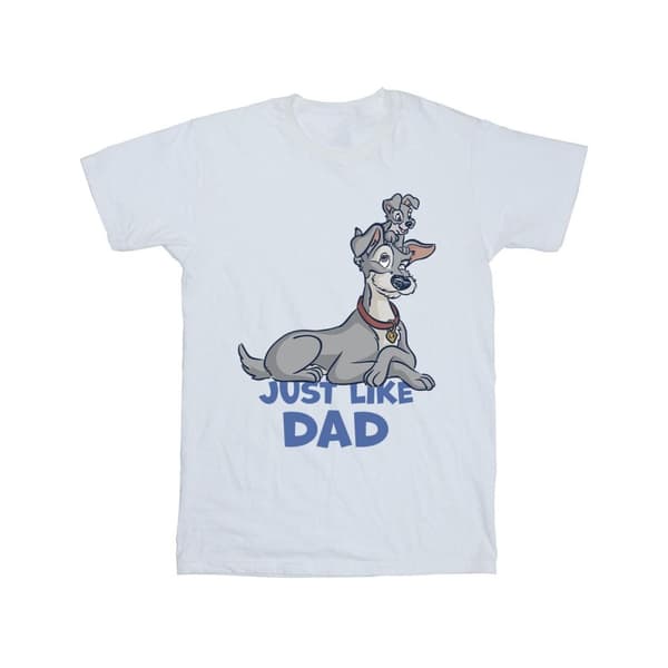 Disney Boys Lady And The Tramp Just Like Dad T-Shirt