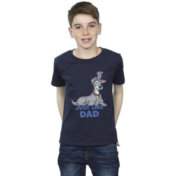 Disney Boys Lady And The Tramp Just Like Dad T-Shirt