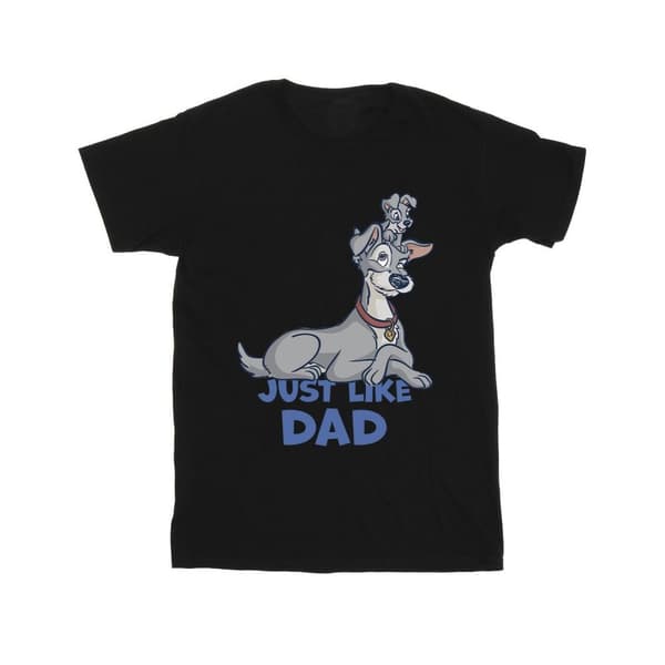 Disney Boys Lady And The Tramp Just Like Dad T-Shirt