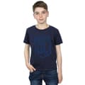 Miniatyrbillede 2 af 5: DC Comics Boys Justice League Movie Indigo Logo T-Shirt