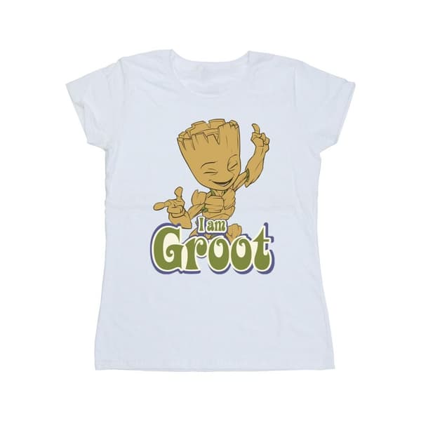 Guardians Of The Galaxy Dam/Tjej Groot Dancing - T-shirt i bomull