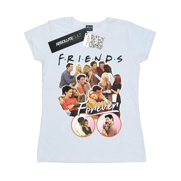 Friends Womens/Ladies Forever Collage Cotton T-Shirt White L