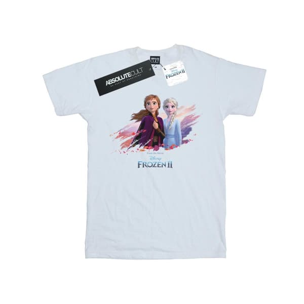 Disney Dam/Tjej Frozen 2 Elsa och Anna Naturen är vacker Boyfriend T-shirt i bomull