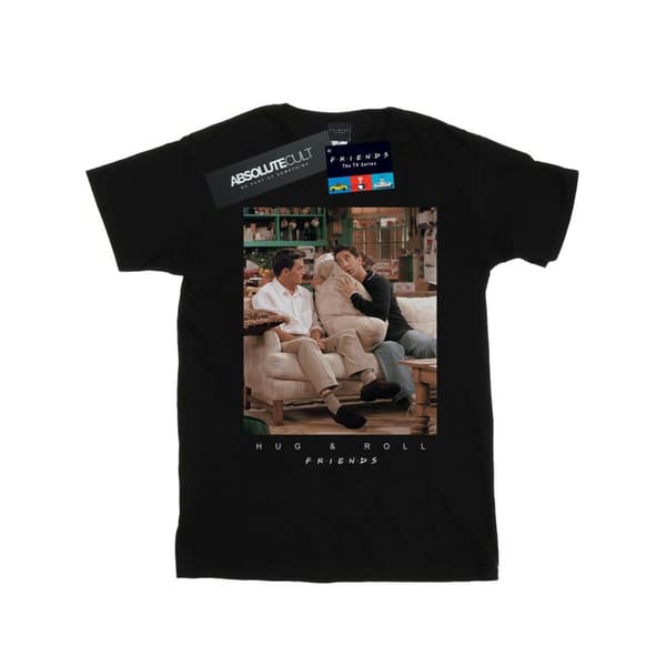 Friends Girls Hug And Roll Cotton T-Shirt