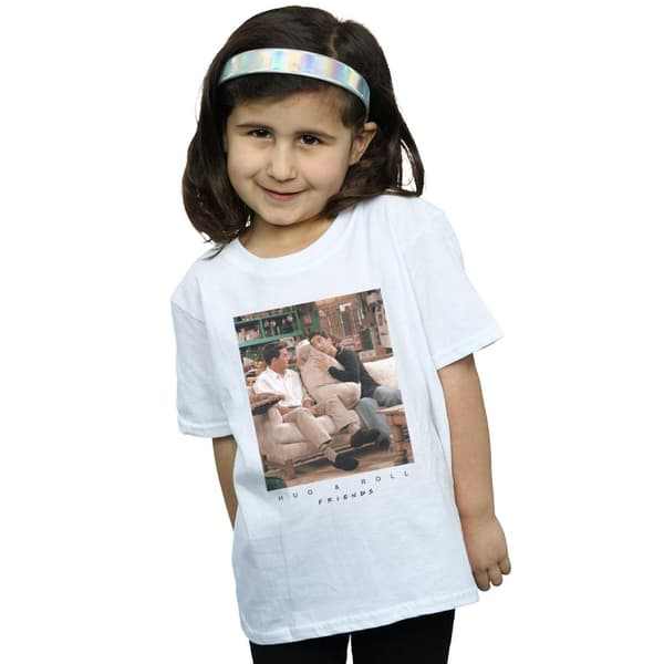 Friends T-shirt i bomull Hug And Roll för flickor