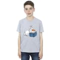 Pikkukuva 2 / 3: Disney Boys Frozen Olaf Reading T-Shirt