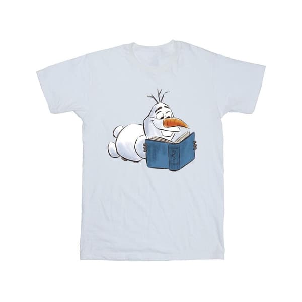 Disney Boys Frozen Olaf Reading T-Shirt