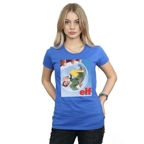 Elf T-shirt i bomull - dam/dam Snow Globe Poster