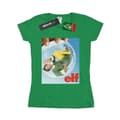 Miniatyrbillede 1 af 3: Elf Womens/Ladies Snow Globe Poster Cotton T-Shirt
