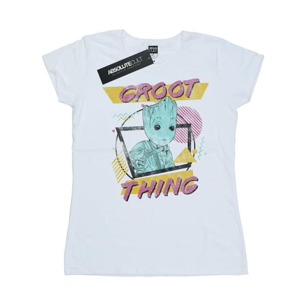 Marvel Womens/Ladies Guardians Of The Galaxy Vol. 2 Groot Thing Cotton T-Shirt