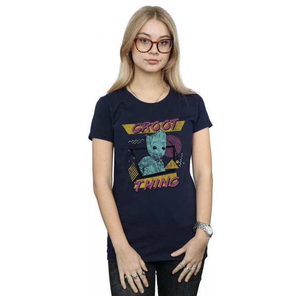 Marvel Womens/Ladies Guardians Of The Galaxy Vol. 2 Groot Thing Cotton T-Shirt
