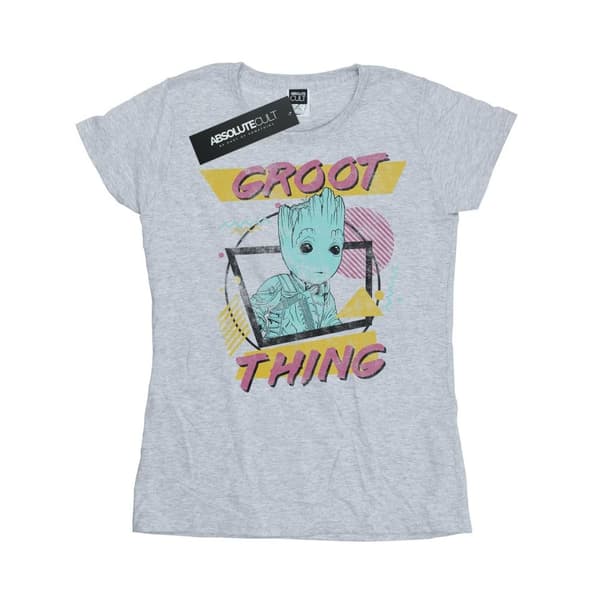 Marvel Womens/Ladies Guardians Of The Galaxy Vol. 2 Groot Thing Cotton T-Shirt