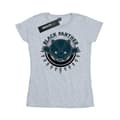 Miniatyrbild 1 av 5: Marvel Dam/Tjej Kawaii Svart Panter Pounce Bomulls-T-shirt