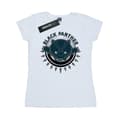 Miniatyrbild 1 av 5: Marvel Dam/Tjej Kawaii Svart Panter Pounce Bomulls-T-shirt