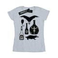 Miniatyrbillede 1 af 5: Fantastic Beasts Womens/Ladies Plain Icons Cotton T-Shirt