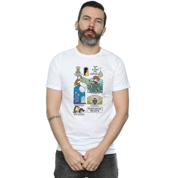 Fantastic Beasts Mens Chibi Newt T-Shirt