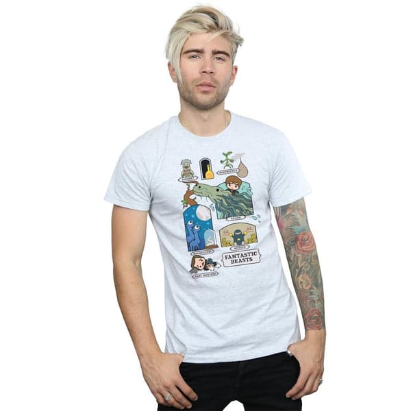 Fantastic Beasts Mens Chibi Newt T-Shirt