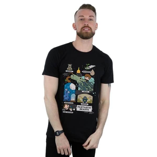 Fantastic Beasts Mens Chibi Newt T-Shirt