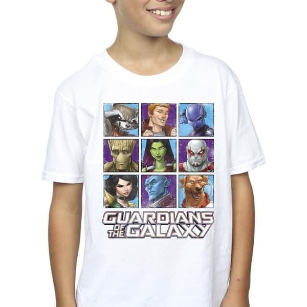 Guardians Of The Galaxy Boys Character Squares T-Shirt