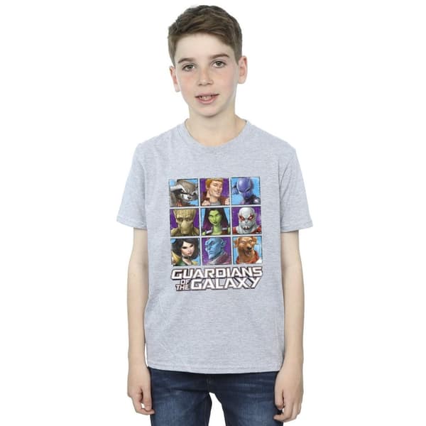 Guardians Of The Galaxy Boys Character Squares T-Shirt