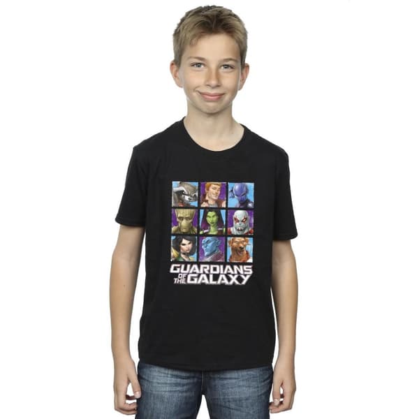 Guardians Of The Galaxy Boys Character Squares T-Shirt