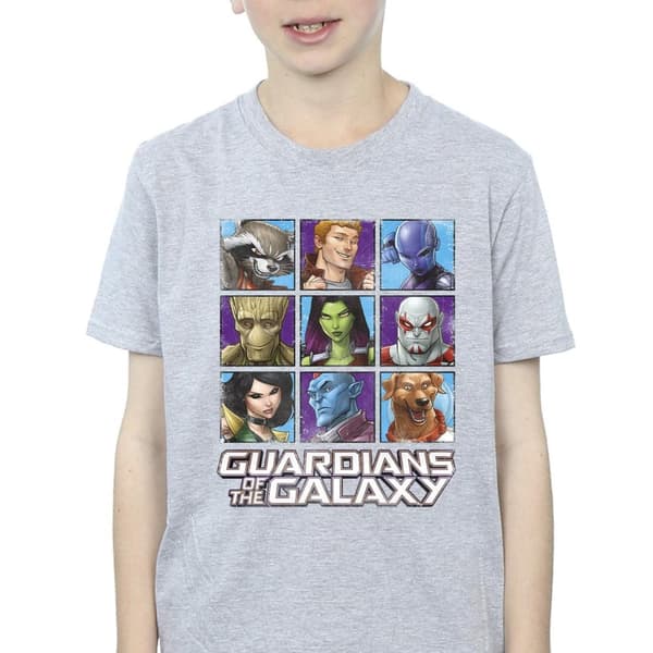 Guardians Of The Galaxy Boys Character Squares T-Shirt