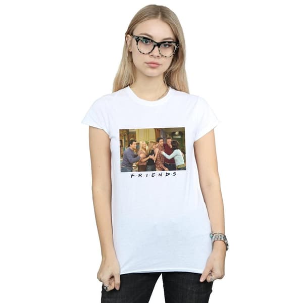 Friends Womens/Ladies Group Photo Apartment Cotton T-Shirt