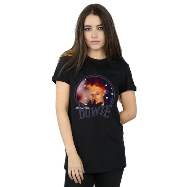 David Bowie Womens/Ladies Quiet Lights Cotton Boyfriend T-Shirt