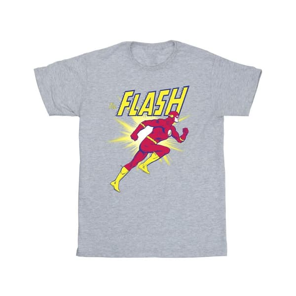 DC Comics The Flash - löpar-T-shirt för herrar Sports Grey 5XL