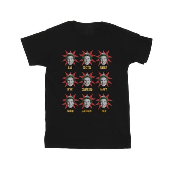 Elf Mens Many Moods Of Buddy T-Shirt