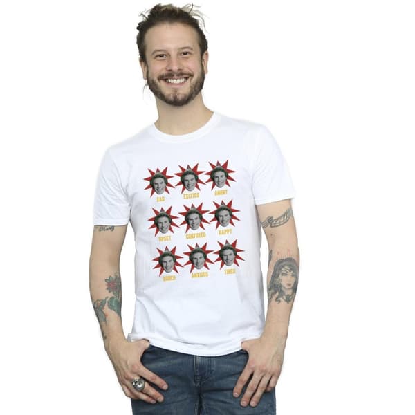 Elf Mens Many Moods Of Buddy T-Shirt