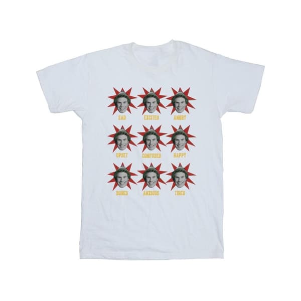 Elf Mens Many Moods Of Buddy T-Shirt