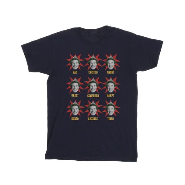 Elf Mens Many Moods Of Buddy T-Shirt
