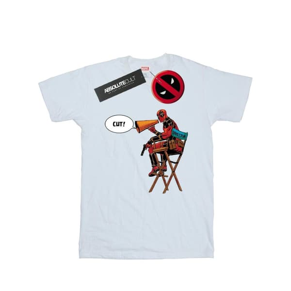 Marvel Womens/Ladies Deadpool Director´s Chair Cotton Boyfriend T-Shirt