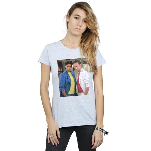 Friends Womens/Ladies 80´s Ross And Chandler Cotton T-Shirt