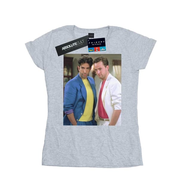 Friends Womens/Ladies 80´s Ross And Chandler Cotton T-Shirt