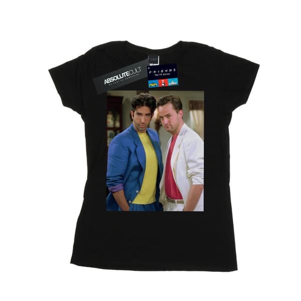 Friends Womens/Ladies 80´s Ross And Chandler Cotton T-Shirt
