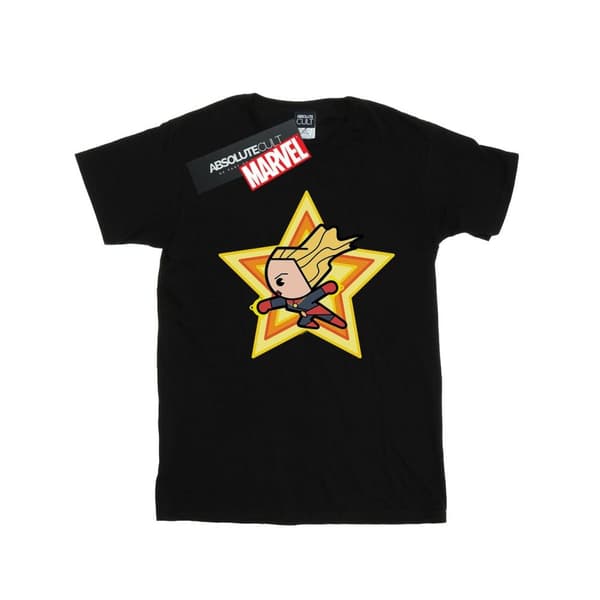 Marvel Kawaii Captain Marvel T-shirt för pojkar