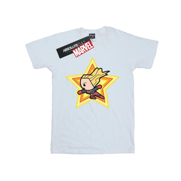 Marvel Kawaii Captain Marvel T-shirt för pojkar