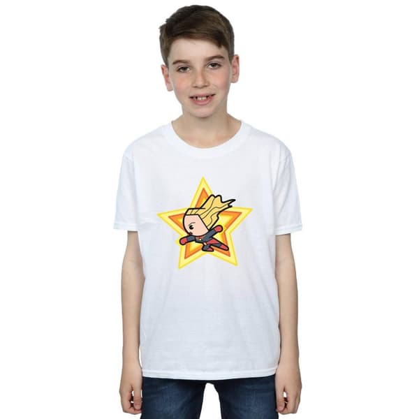 Marvel Kawaii Captain Marvel T-shirt för pojkar